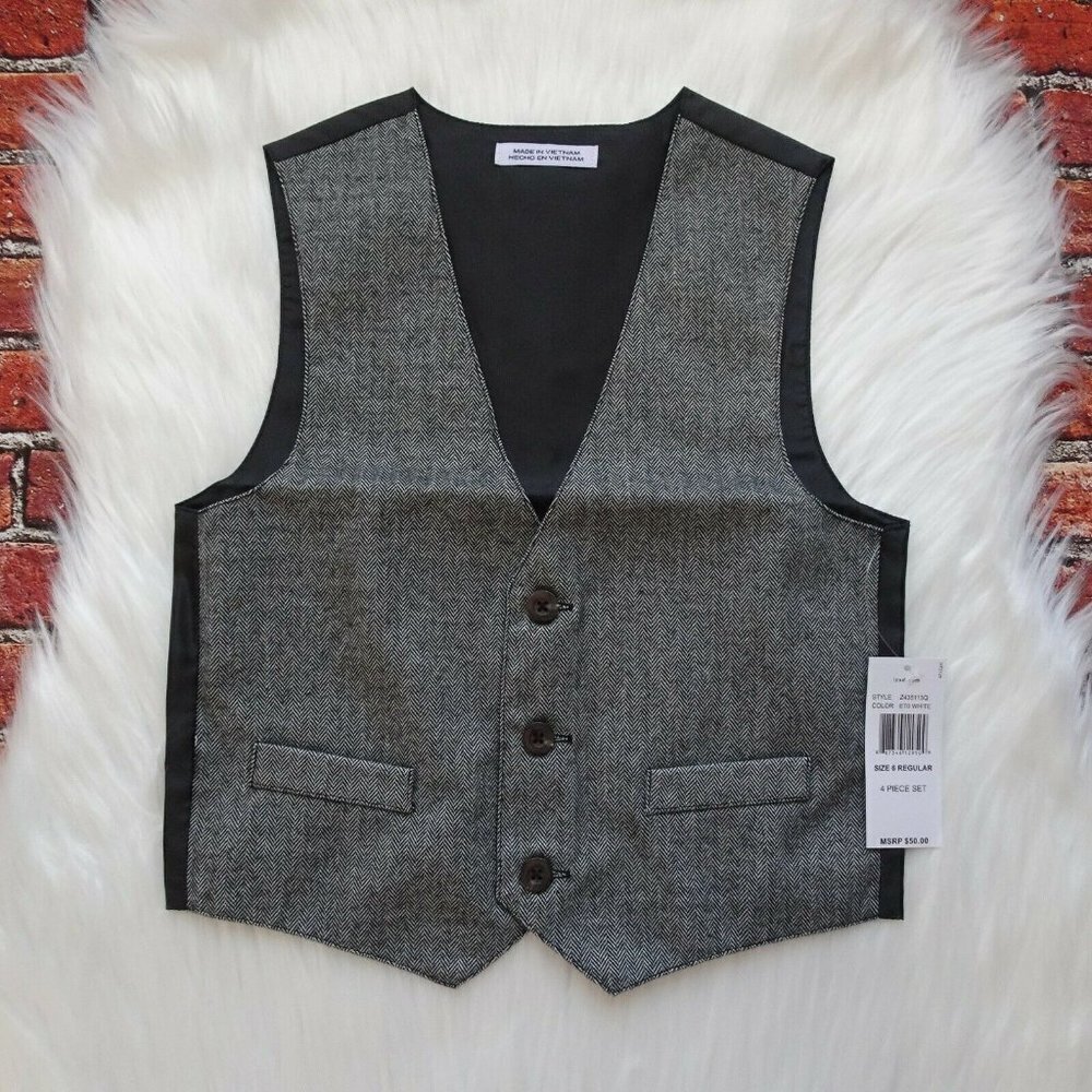 Clearance!💎5/$25 New IZOD Kids Boy's Vest Top 3-Button Party Outfit Preppy 6